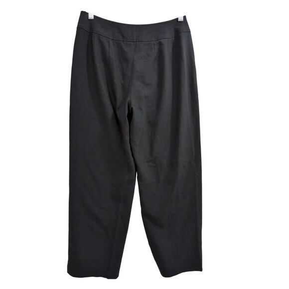 Talbots Wool Pants Womens 4 Black Career Professional Capsule Minimalist - Picture 2 of 12